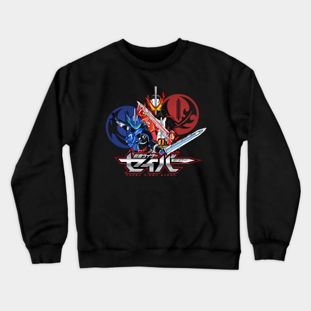 KAMEN RIDER SABER & BLADES Crewneck Sweatshirt by Tokuproject